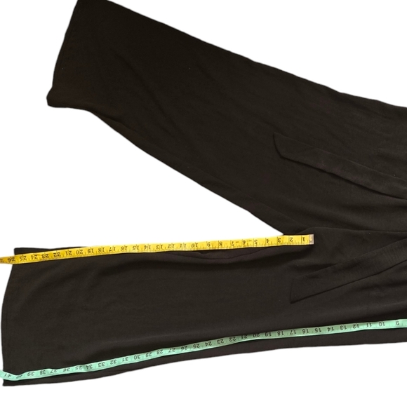 NWOT IWOLLENCE Wide Leg Pants/High Waist, Black, Women's Size Large - Picture 4 of 13